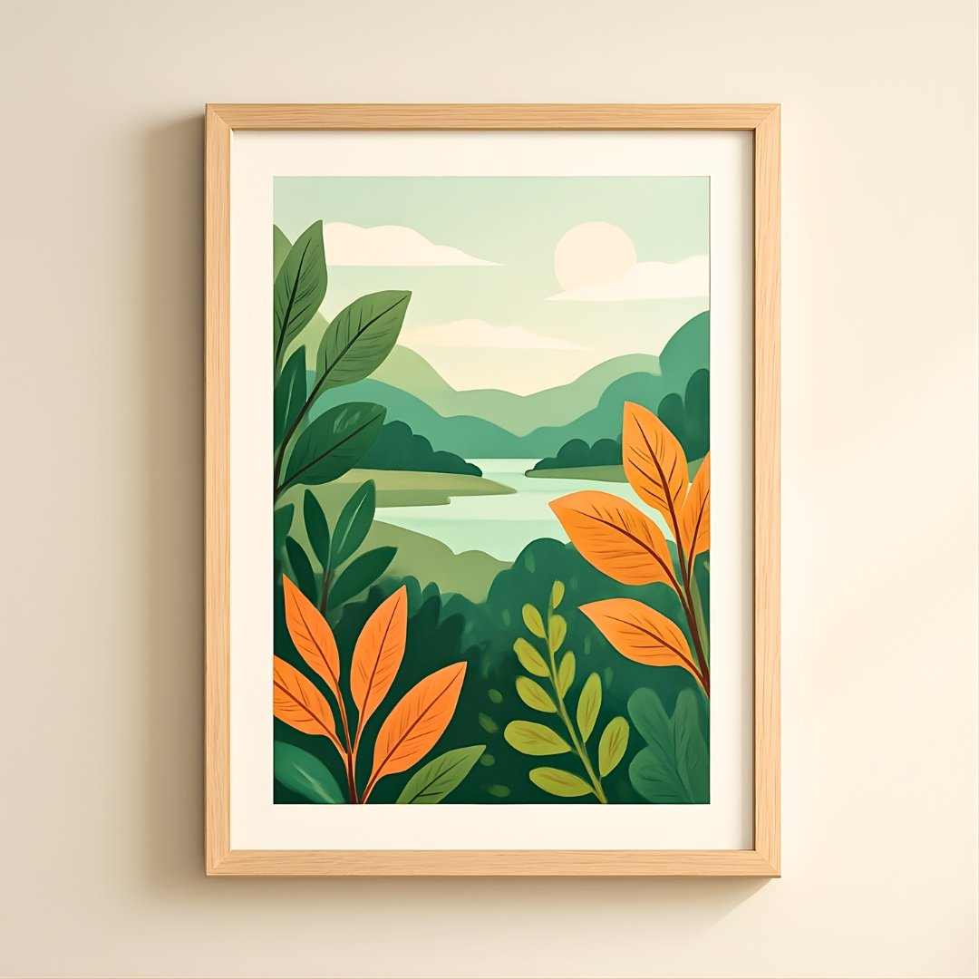 framed poster