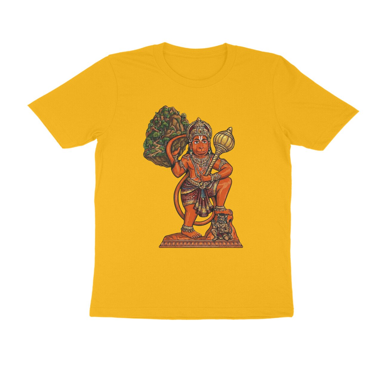 Jay Hanuman T-Shirt - Pure Cotton, Devotional - Image 7