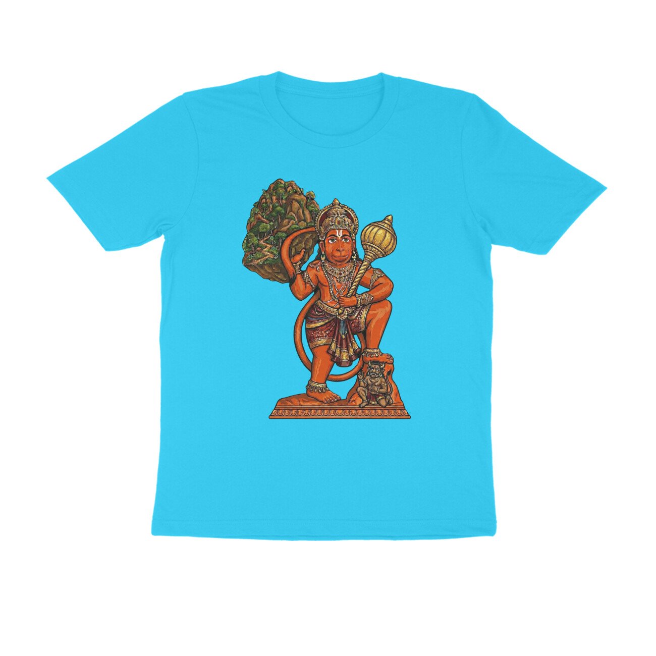 Jay Hanuman T-Shirt - Pure Cotton, Devotional - Image 9