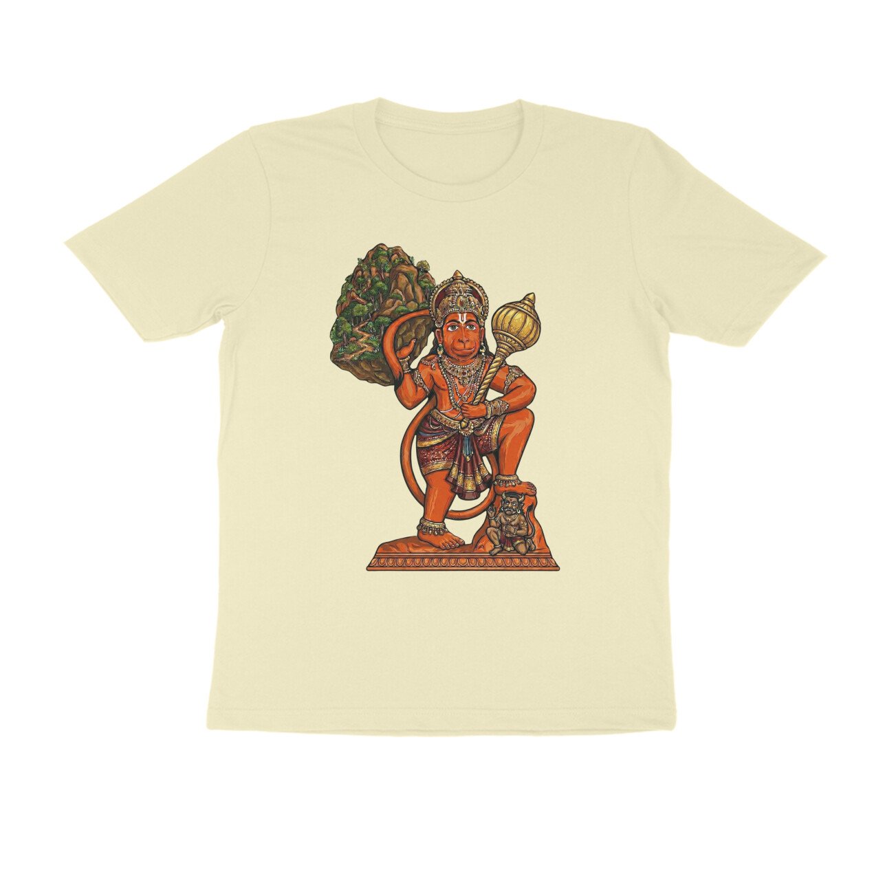 Jay Hanuman T-Shirt - Pure Cotton, Devotional - Image 13