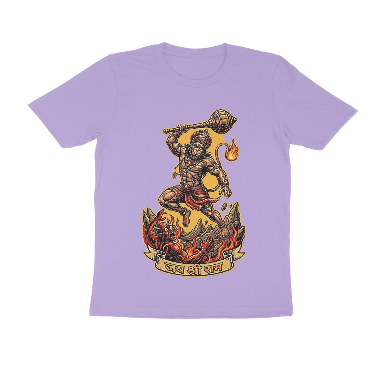 Maha Vikrami Bajrangbali Hanuman T-Shirt - Pure Cotton, Devotional - Image 12