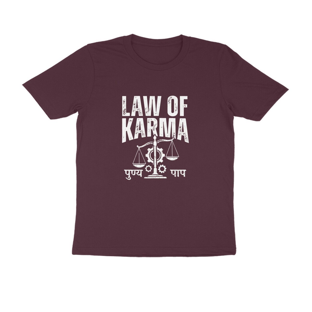 Law of Karma T-Shirt - Pure Cotton, Inspirational - Image 9