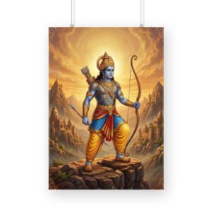 Shri Rama - Dharma Rakshak Maryada Purushottam A3 A4 Framed Poster Wall Art