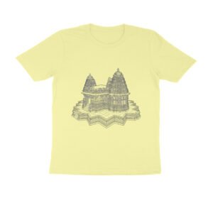 Ancient Indian Temple Line Art T-Shirt