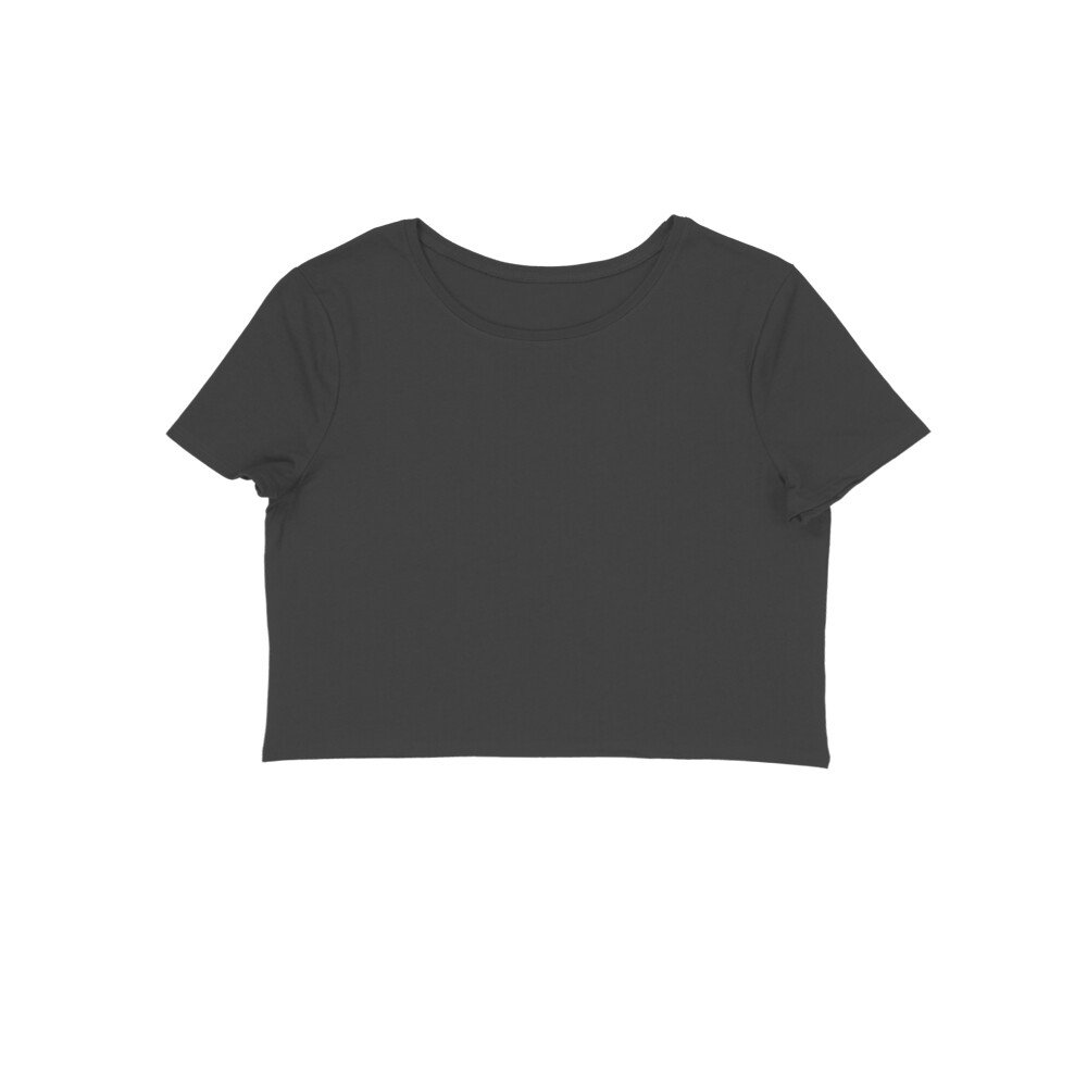 Women’s Black Crop Top | Fitted Casual Tank Top