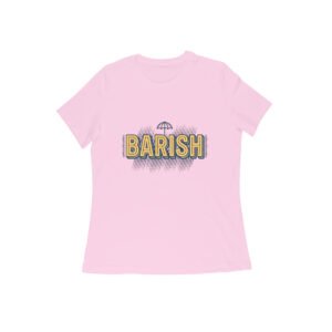 Barish Unisex T-Shirt – Bold Monsoon Graphic Tee with Premium Regular Fit