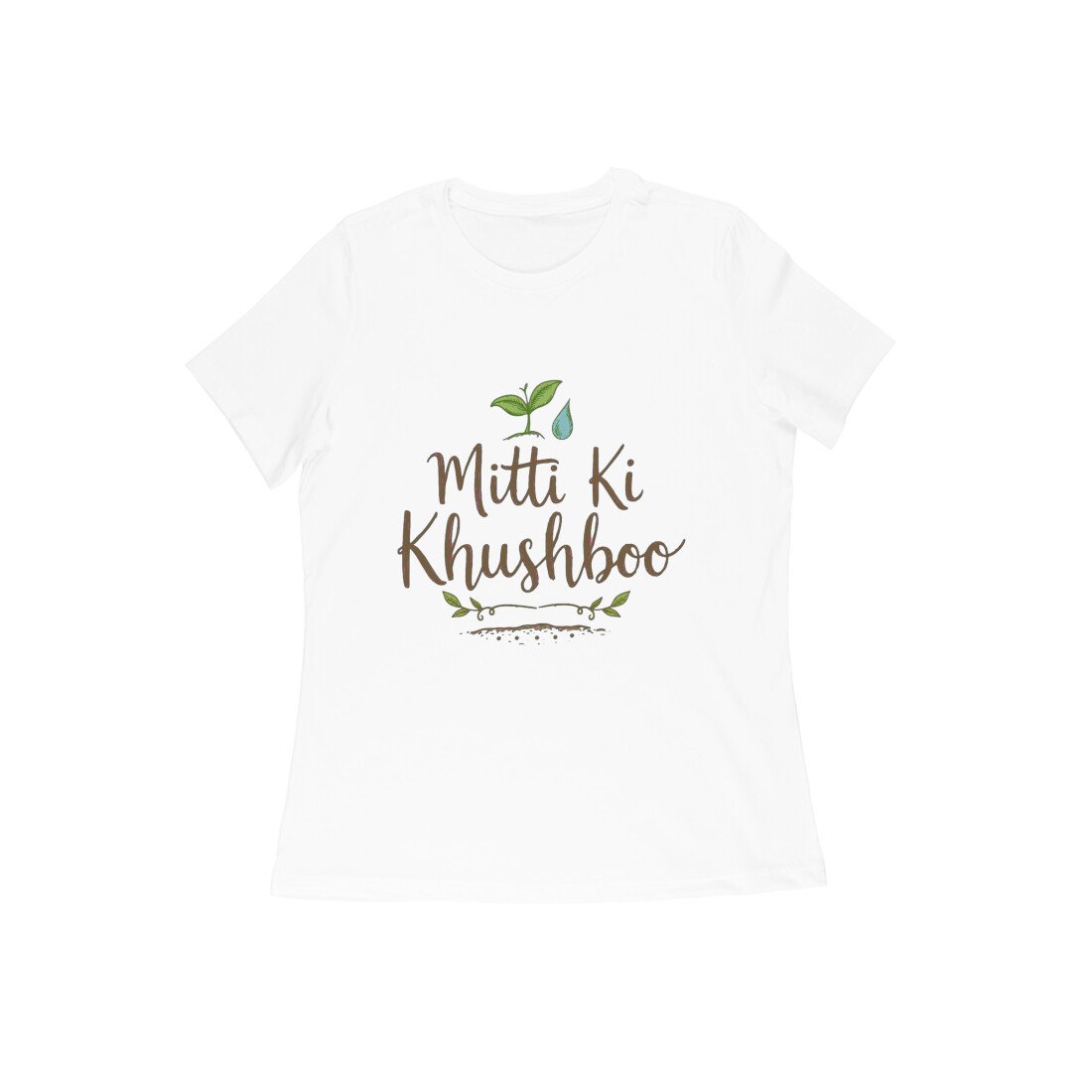 Mitti Ki Khushboo Unisex T-Shirt – Soulful Monsoon Graphic Tee with Premium Regular Fit