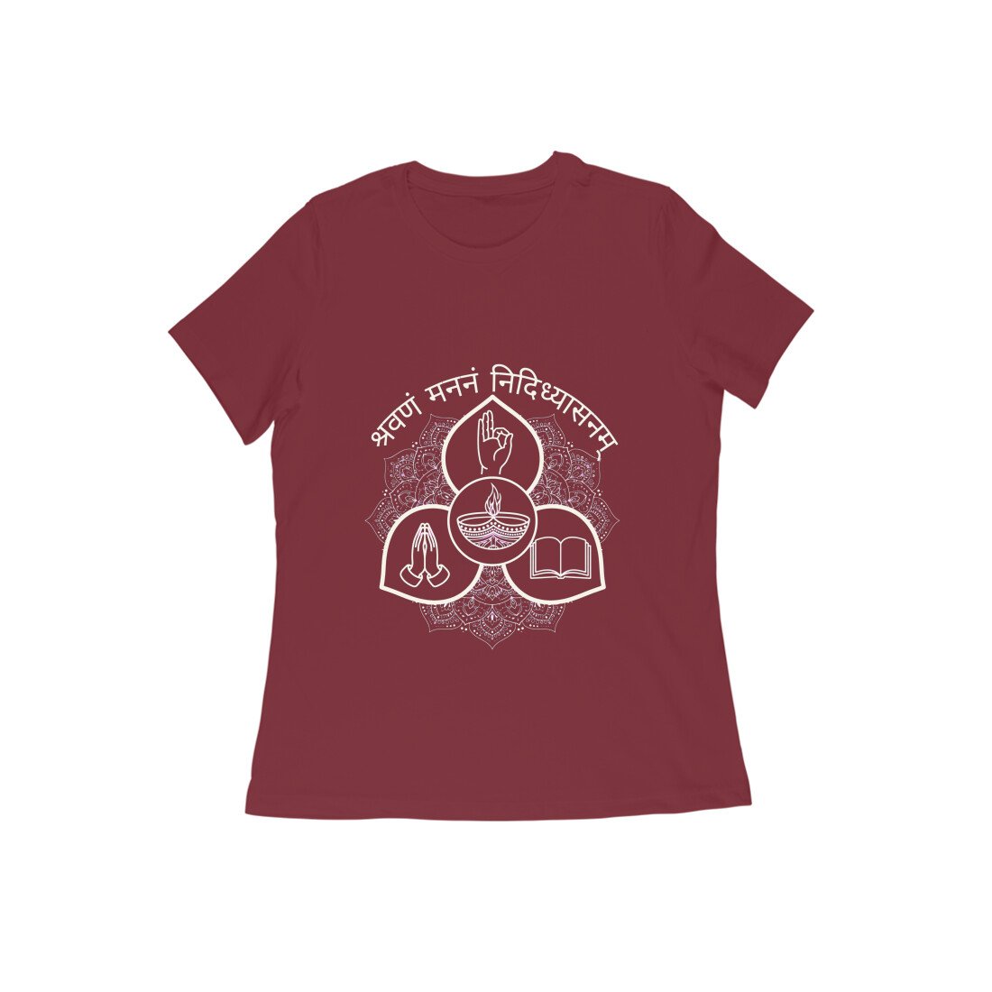 Shravan - Manan - Nididhyasan Yoga Lifestyle Unisex T-Shirt | Listen, Reflect, Realize - Image 3
