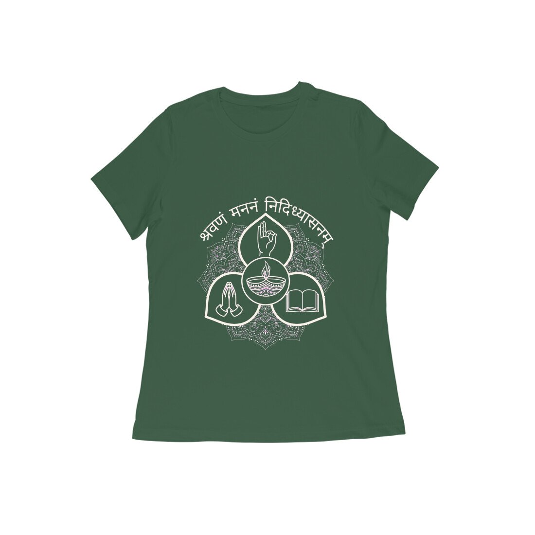 Shravan - Manan - Nididhyasan Yoga Lifestyle Unisex T-Shirt | Listen, Reflect, Realize - Image 5
