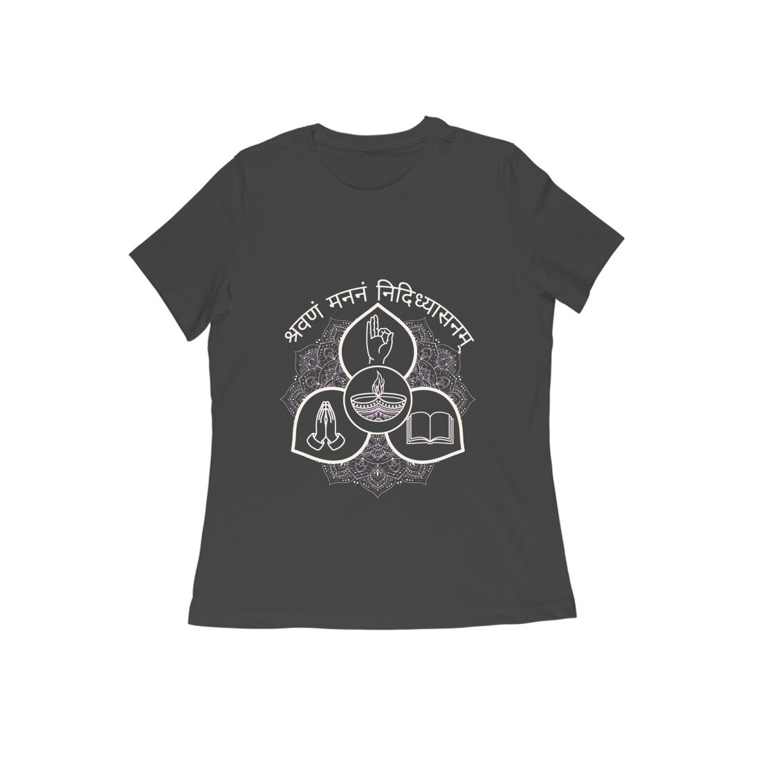 Shravan - Manan - Nididhyasan Yoga Lifestyle Unisex T-Shirt | Listen, Reflect, Realize - Image 8