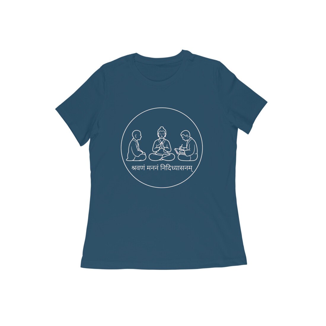 Shravan Manan Nididhyasan Unisex T-Shirt | Three Steps of Vedantic Learning | Yoga Lifestyle