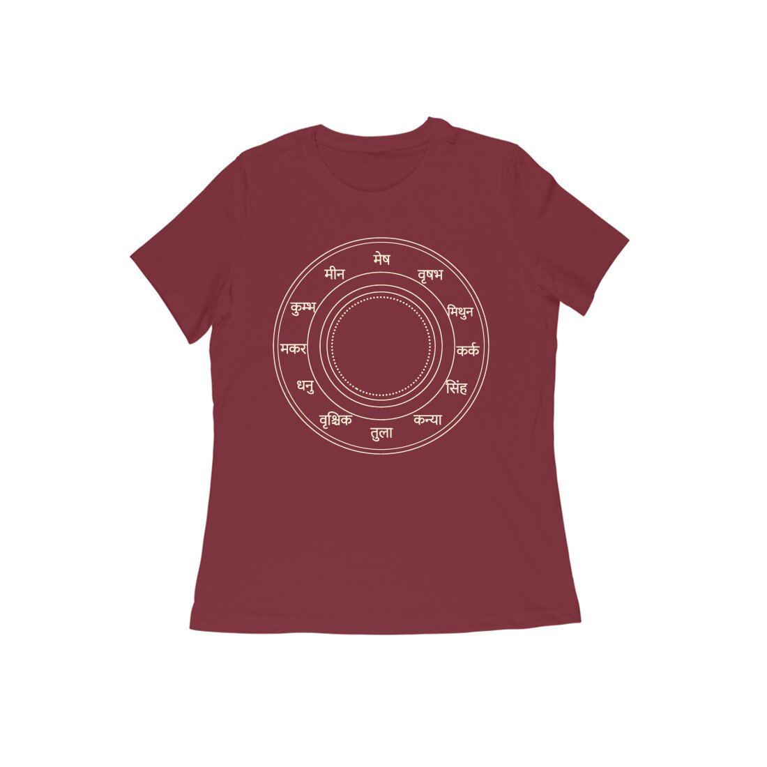 12 Rashi Unisex T-Shirt | भारतीय राशि चक्र | Vedic Astrology | Yoga Lifestyle - Image 2