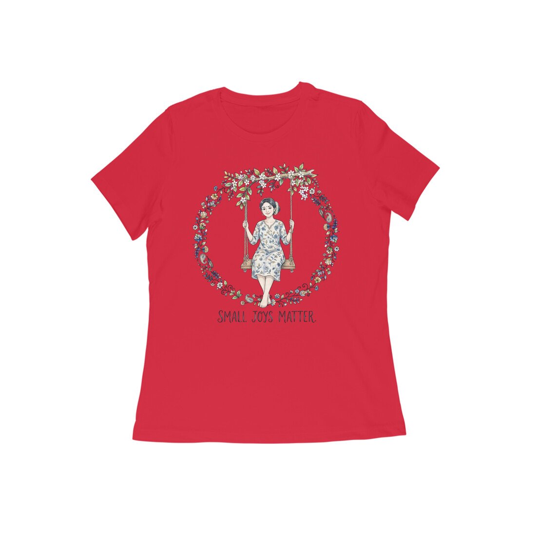 Small Joy Matters Women’s T-Shirt – Inspirational Everyday Graphic Tee - Image 2
