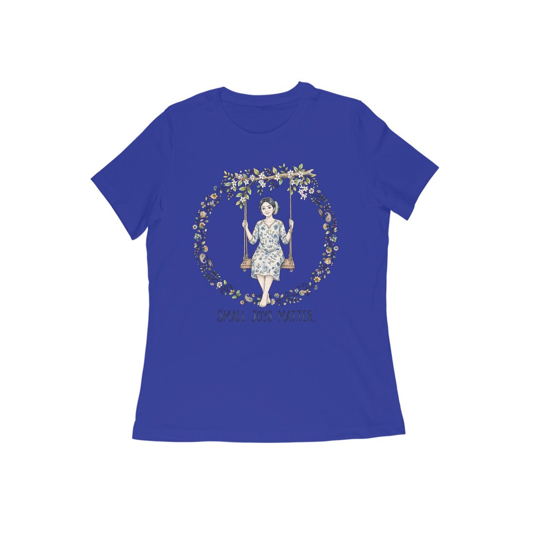 Small Joy Matters Women’s T-Shirt – Inspirational Everyday Graphic Tee - Image 3
