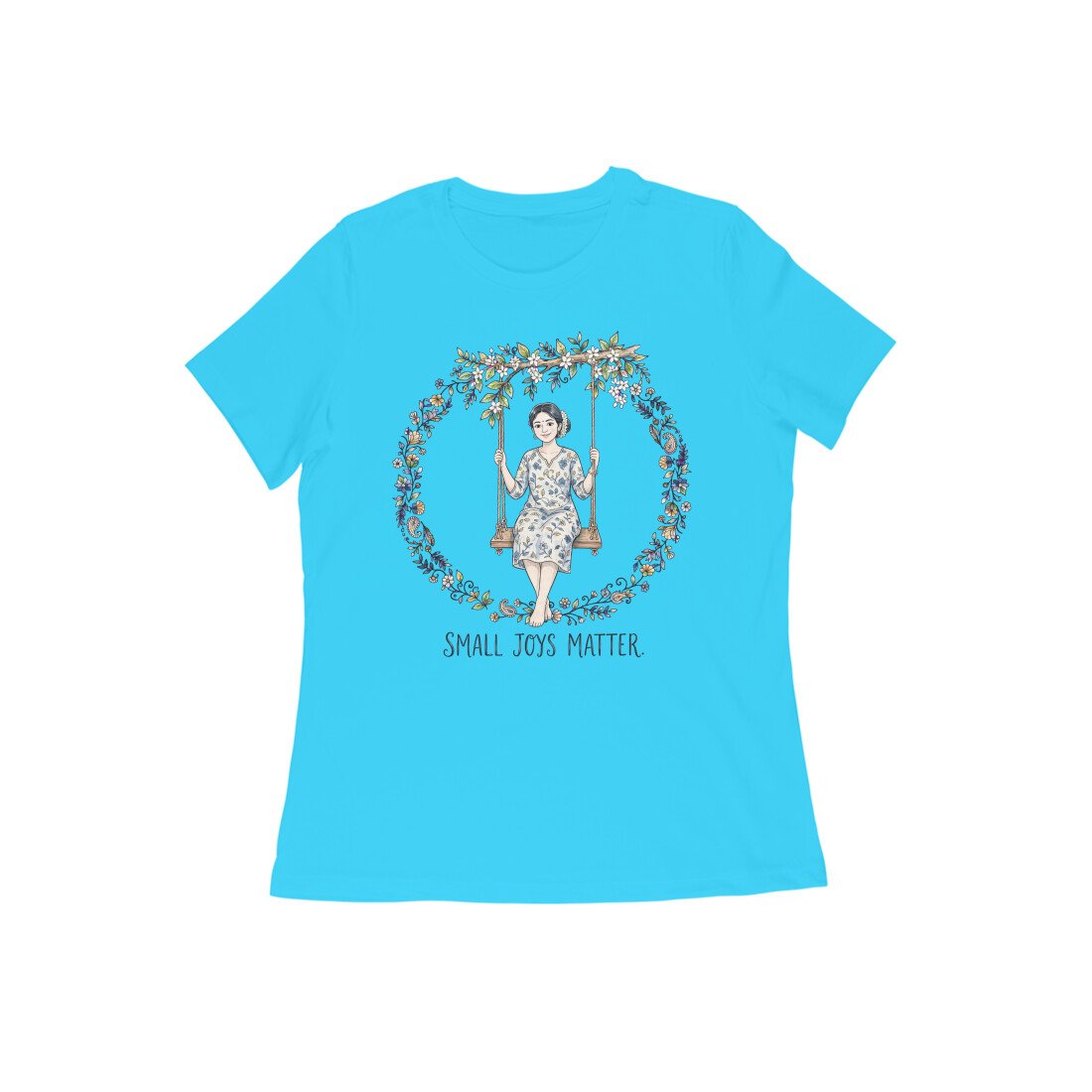 Small Joy Matters Women’s T-Shirt – Inspirational Everyday Graphic Tee - Image 4