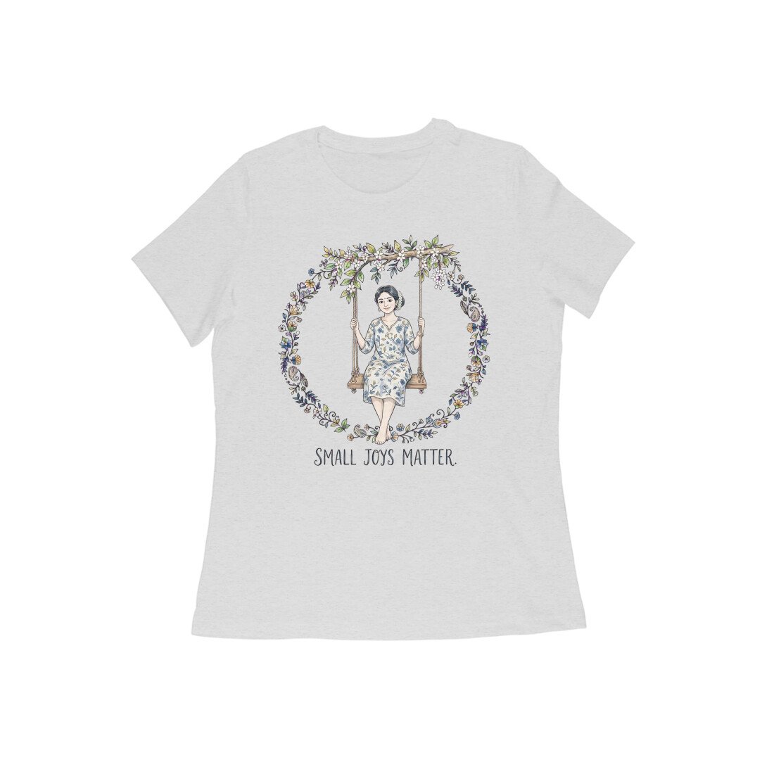 Small Joy Matters Women’s T-Shirt – Inspirational Everyday Graphic Tee - Image 7