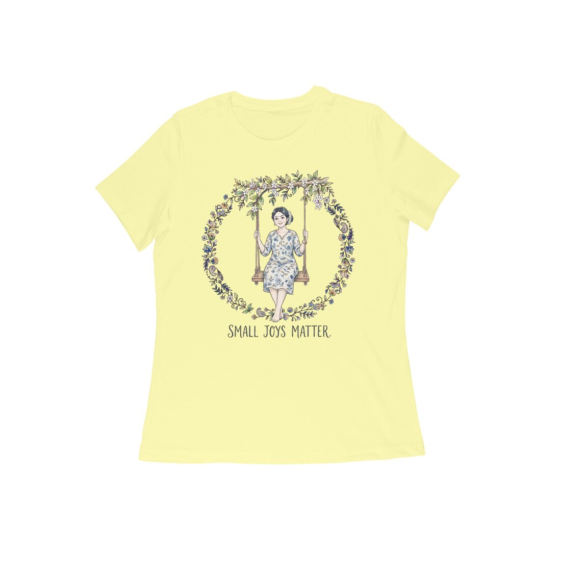 Small Joy Matters Women’s T-Shirt – Inspirational Everyday Graphic Tee - Image 9