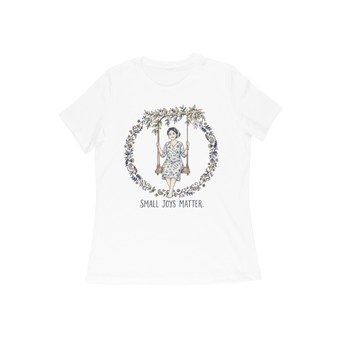 Small Joy Matters Women’s T-Shirt – Inspirational Everyday Graphic Tee - Image 10