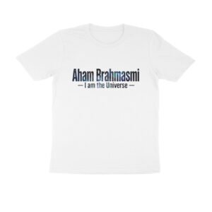 Aham Brahmasmi I Am The Universe T-Shirt | Cosmic Galaxy Spiritual Yoga Tee