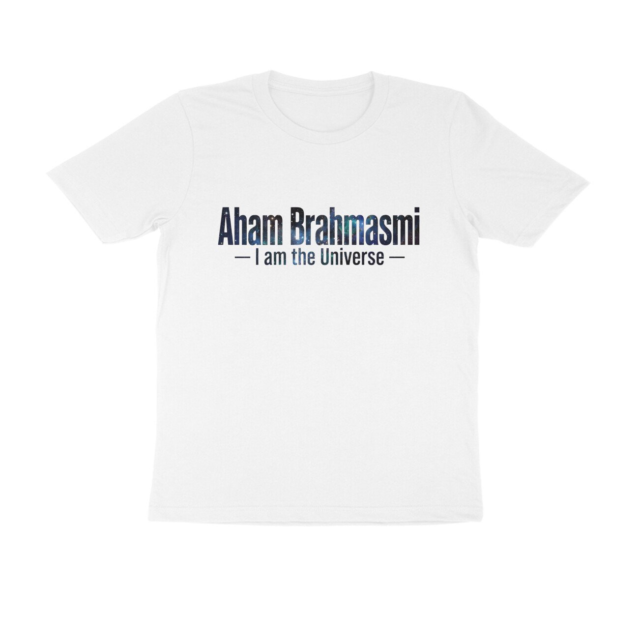 Aham Brahmasmi I Am The Universe T-Shirt | Cosmic Galaxy Spiritual Yoga Tee