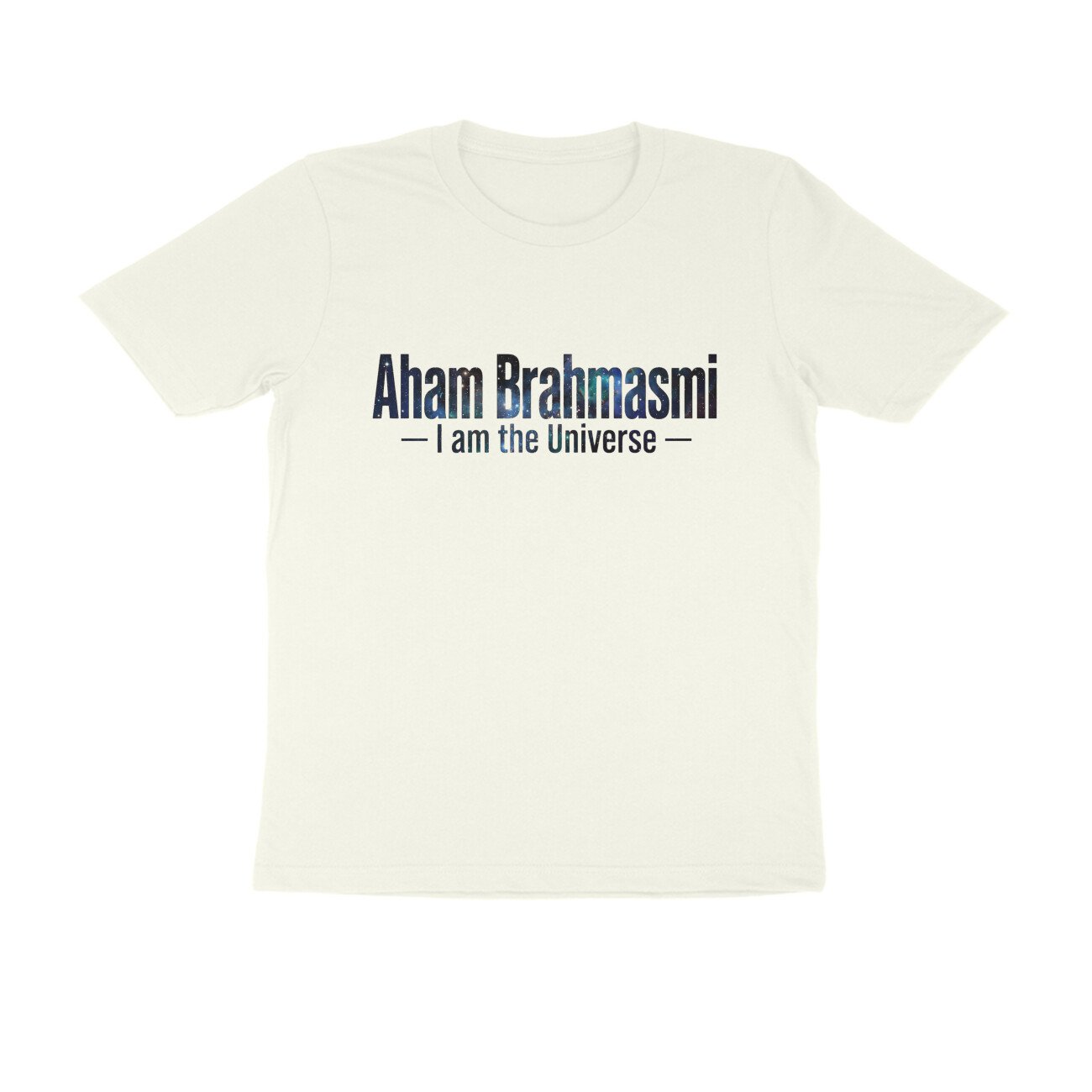 Aham Brahmasmi I Am The Universe T-Shirt | Cosmic Galaxy Spiritual Yoga Tee - Image 2