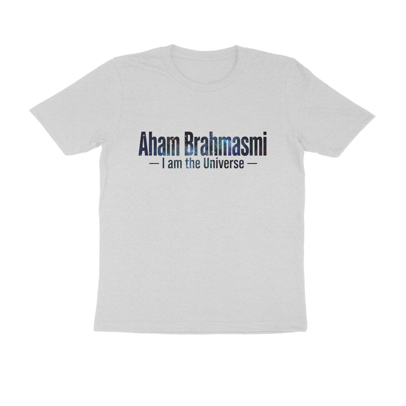 Aham Brahmasmi I Am The Universe T-Shirt | Cosmic Galaxy Spiritual Yoga Tee - Image 3