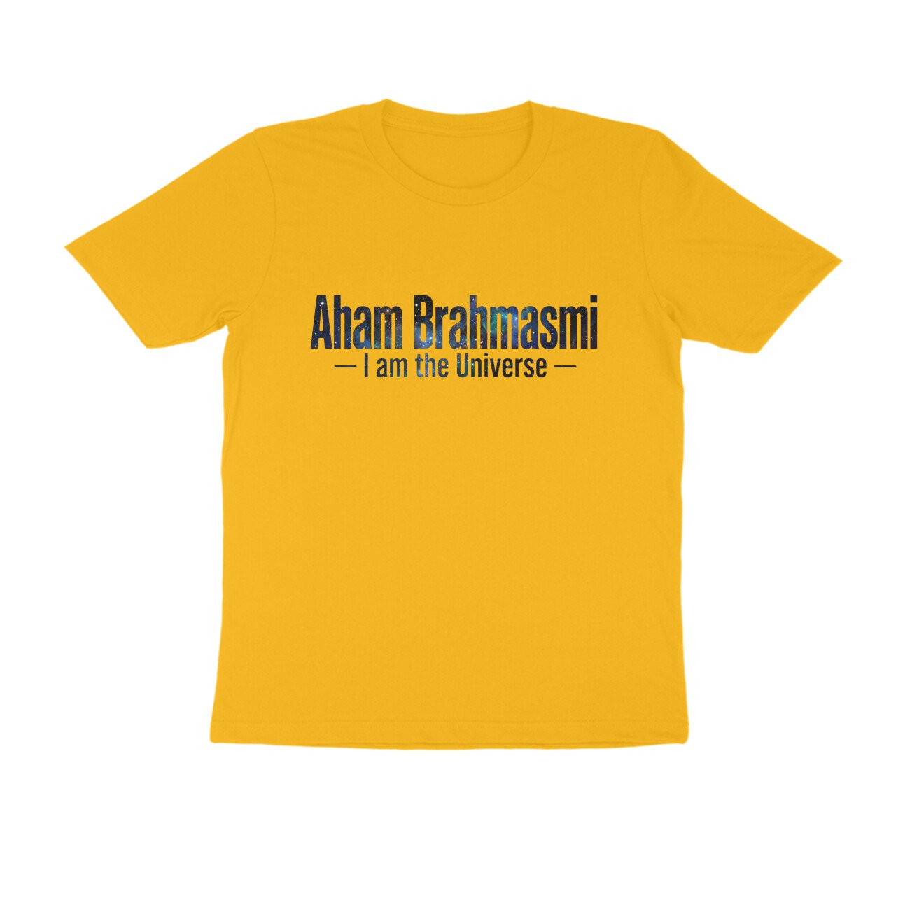 Aham Brahmasmi I Am The Universe T-Shirt | Cosmic Galaxy Spiritual Yoga Tee - Image 4