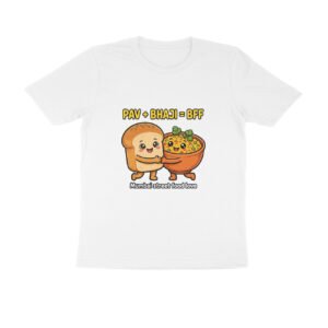 Pav Bhaji BFF T-Shirt | Mumbai Street Food Funny Tee | Pav + Bhaji Best Friends Forever Shirt