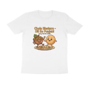 Chole Bhature Funny T-Shirt | Dil Se Punjabi Food Tee | North Indian Food Lover Shirt
