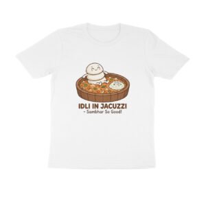 Funny Idli Sambhar T-Shirt | Idli In Jacuzzi South Indian Breakfast Lover Tee