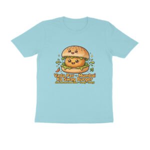 Vada Pav T-Shirt Mumbai Ka Swag Burger | Funny Mumbai Street Food Lover Unisex Tee