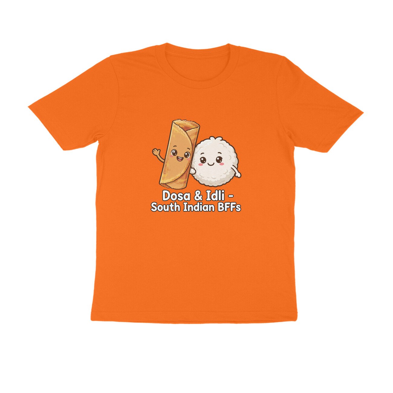 Dosa And Idli BFF T-Shirt | South Indian Breakfast Best Friends Tee - Image 10