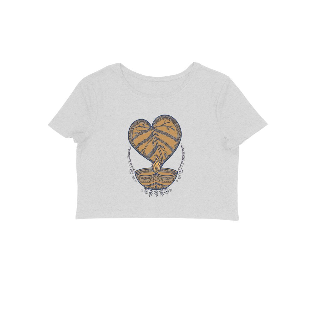 Banyan Light - Female Leaf Wellness Temple Crop Top