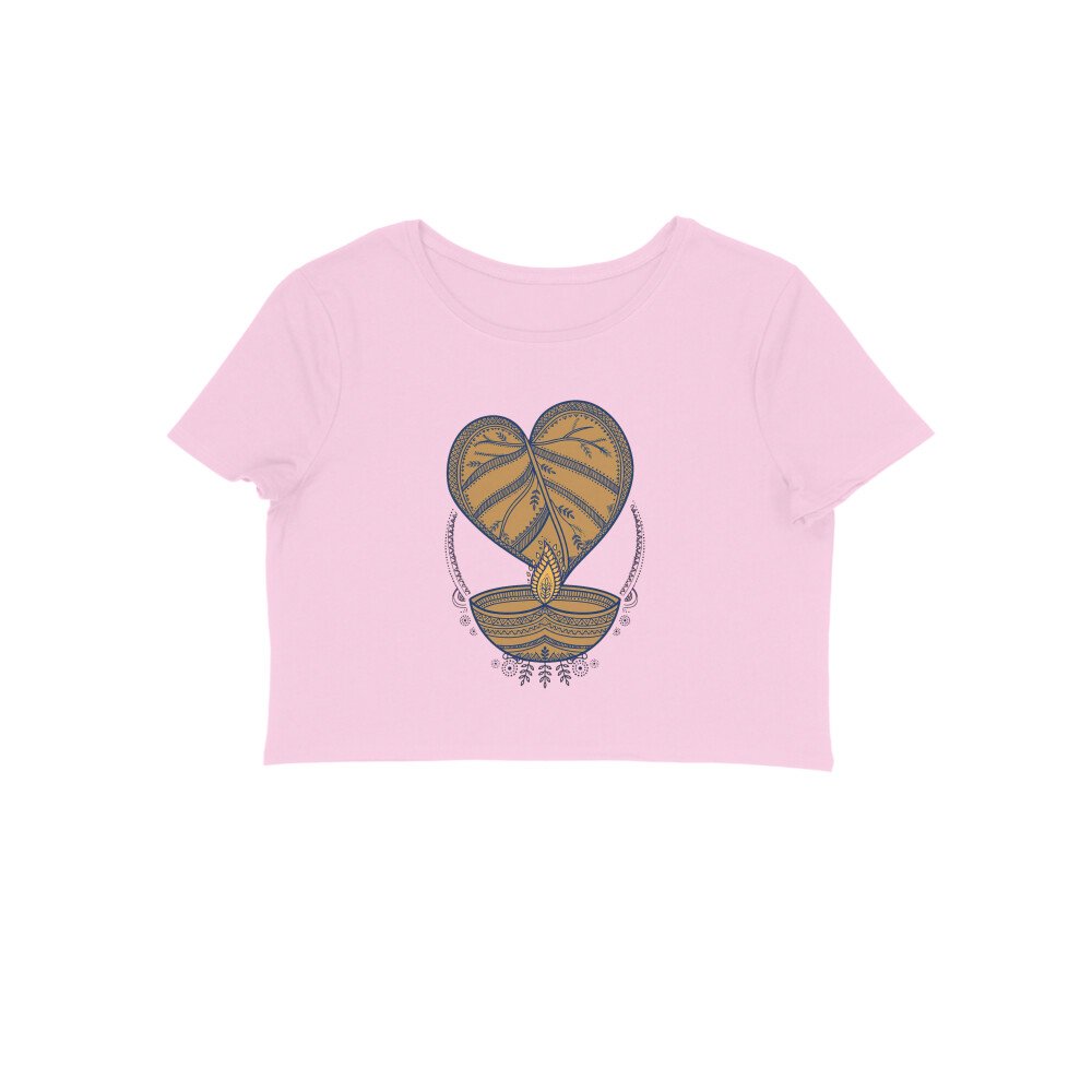 Banyan Light - Female Leaf Wellness Temple Crop Top - Image 4