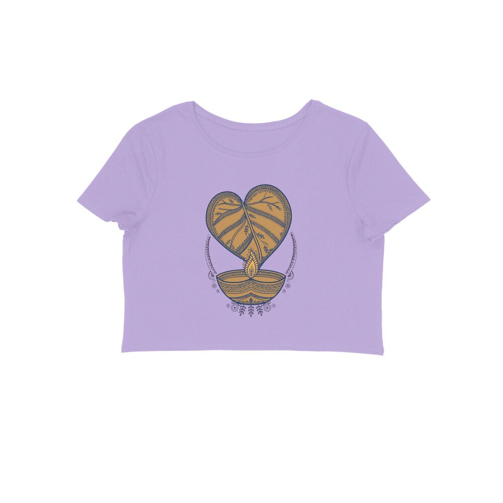 Banyan Light - Female Leaf Wellness Temple Crop Top - Image 5