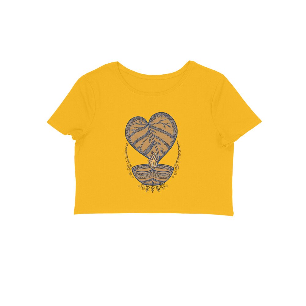 Banyan Light - Female Leaf Wellness Temple Crop Top - Image 6