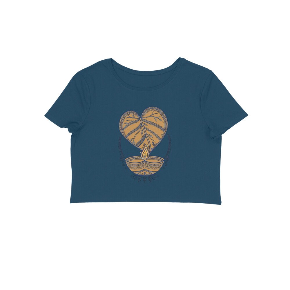 Banyan Light - Female Leaf Wellness Temple Crop Top - Image 7