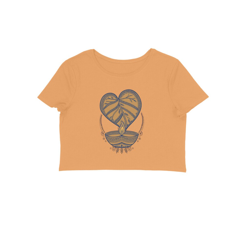 Banyan Light - Female Leaf Wellness Temple Crop Top - Image 8