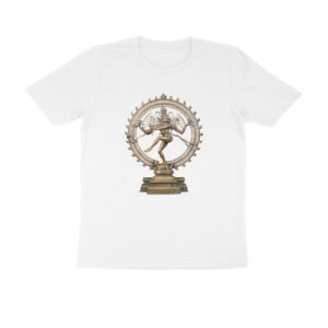 Nataraja - Cosmic Dance Unisex Temple Sculpture T-Shirt