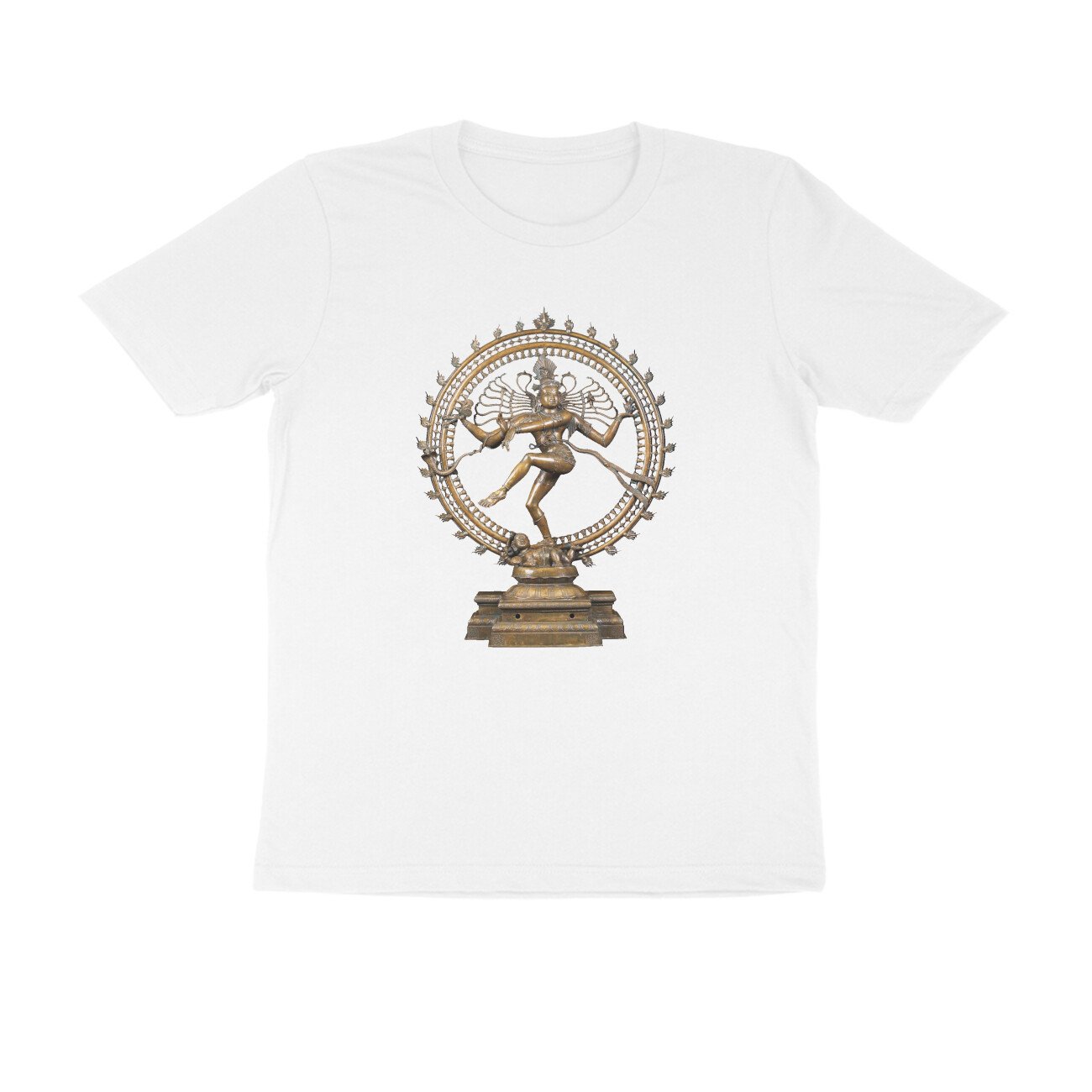 Nataraja - Cosmic Dance Unisex Temple Sculpture T-Shirt