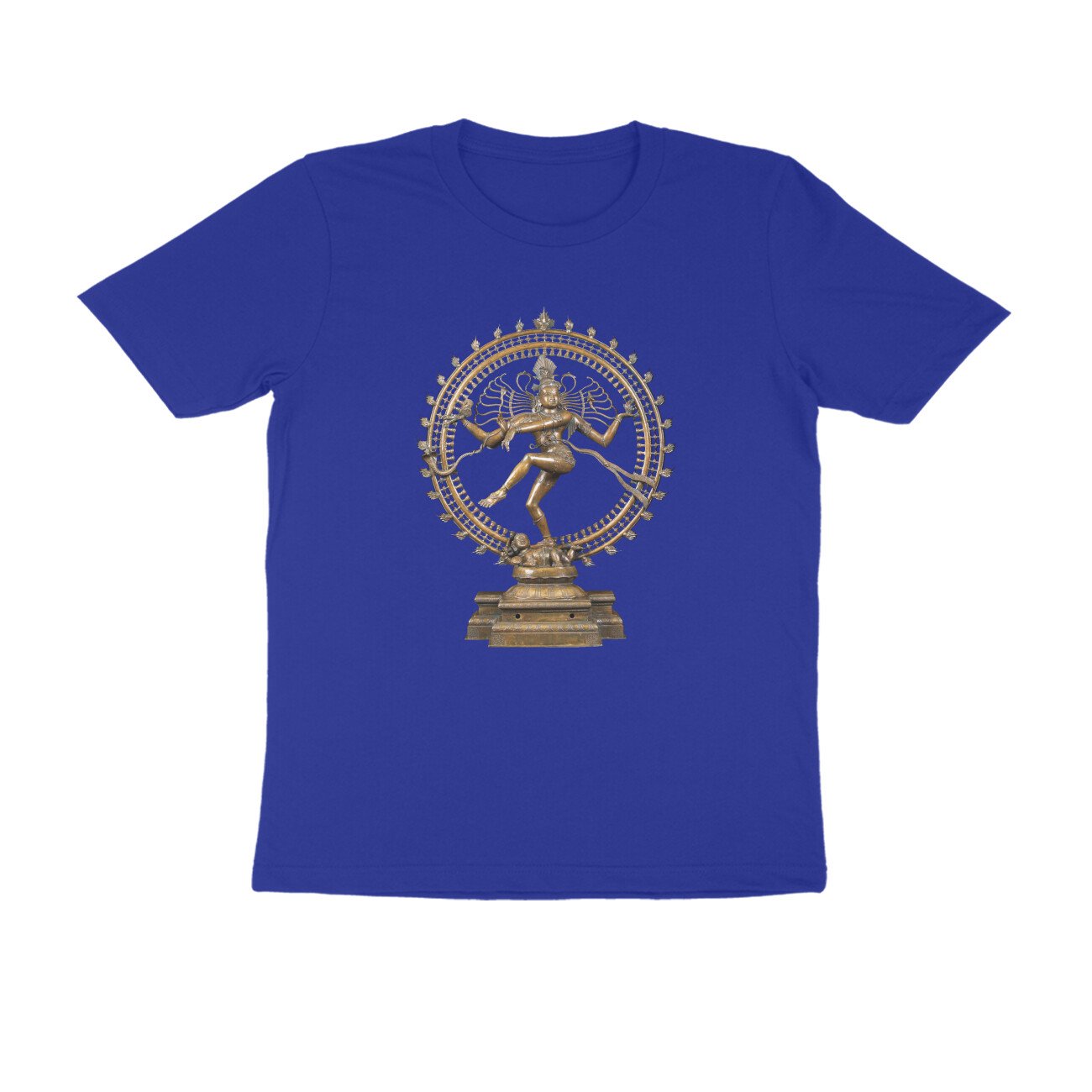 Nataraja - Cosmic Dance Unisex Temple Sculpture T-Shirt - Image 3