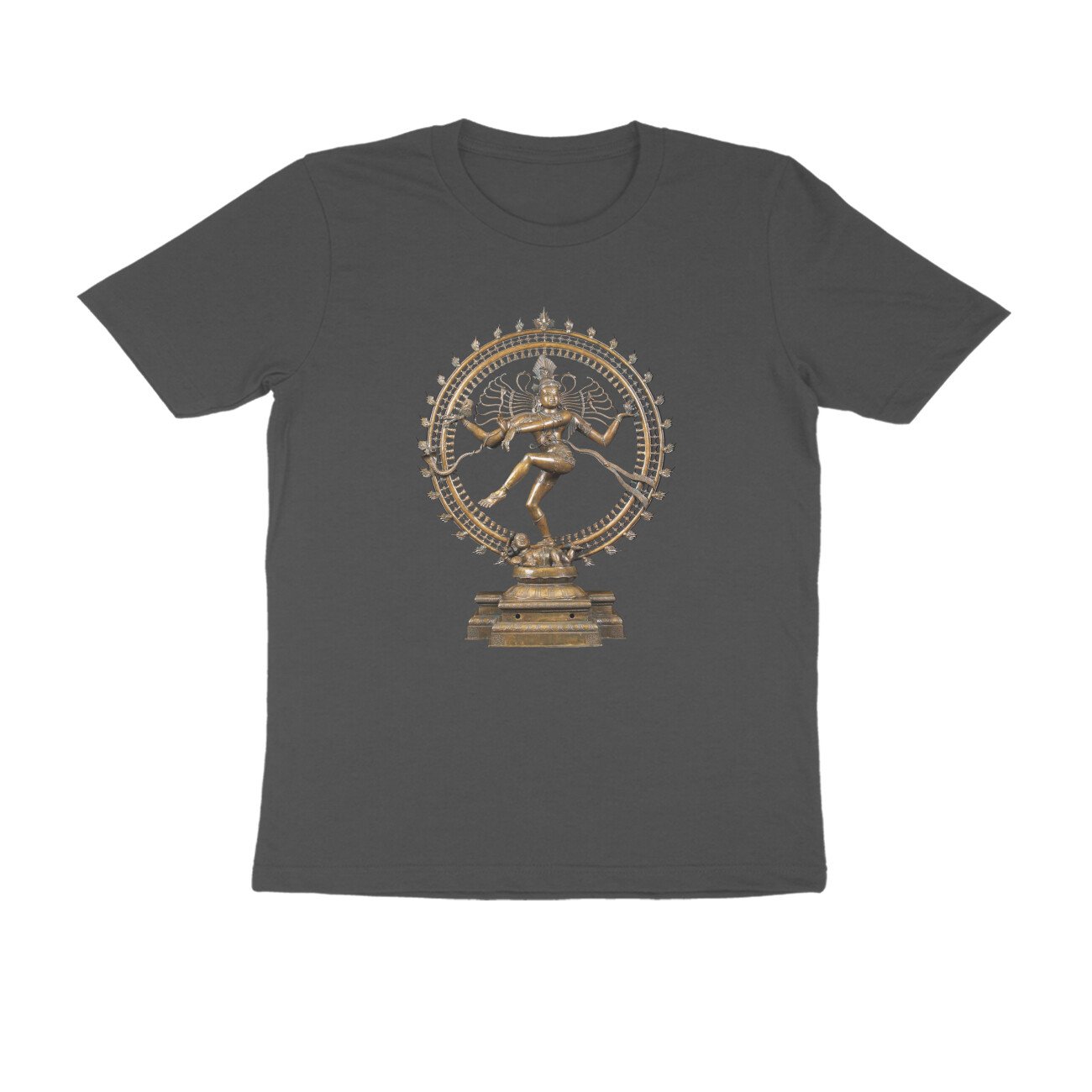 Nataraja - Cosmic Dance Unisex Temple Sculpture T-Shirt - Image 6