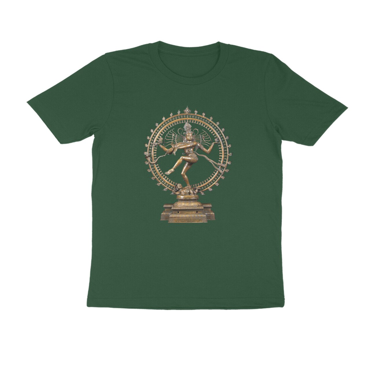 Nataraja - Cosmic Dance Unisex Temple Sculpture T-Shirt - Image 8