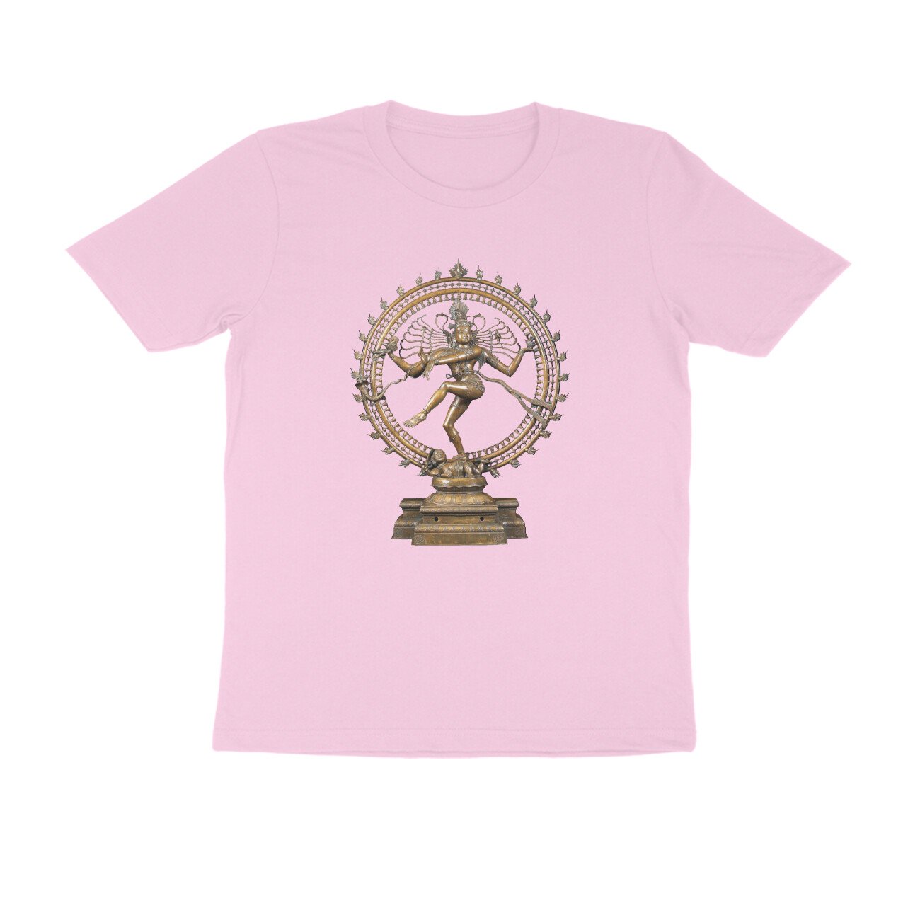 Nataraja - Cosmic Dance Unisex Temple Sculpture T-Shirt - Image 9