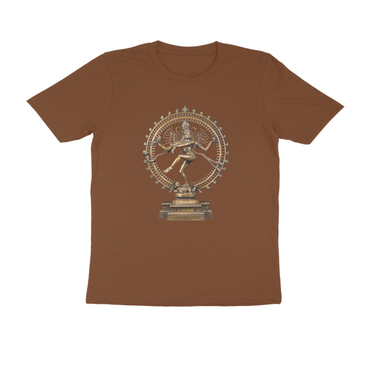 Nataraja - Cosmic Dance Unisex Temple Sculpture T-Shirt - Image 10