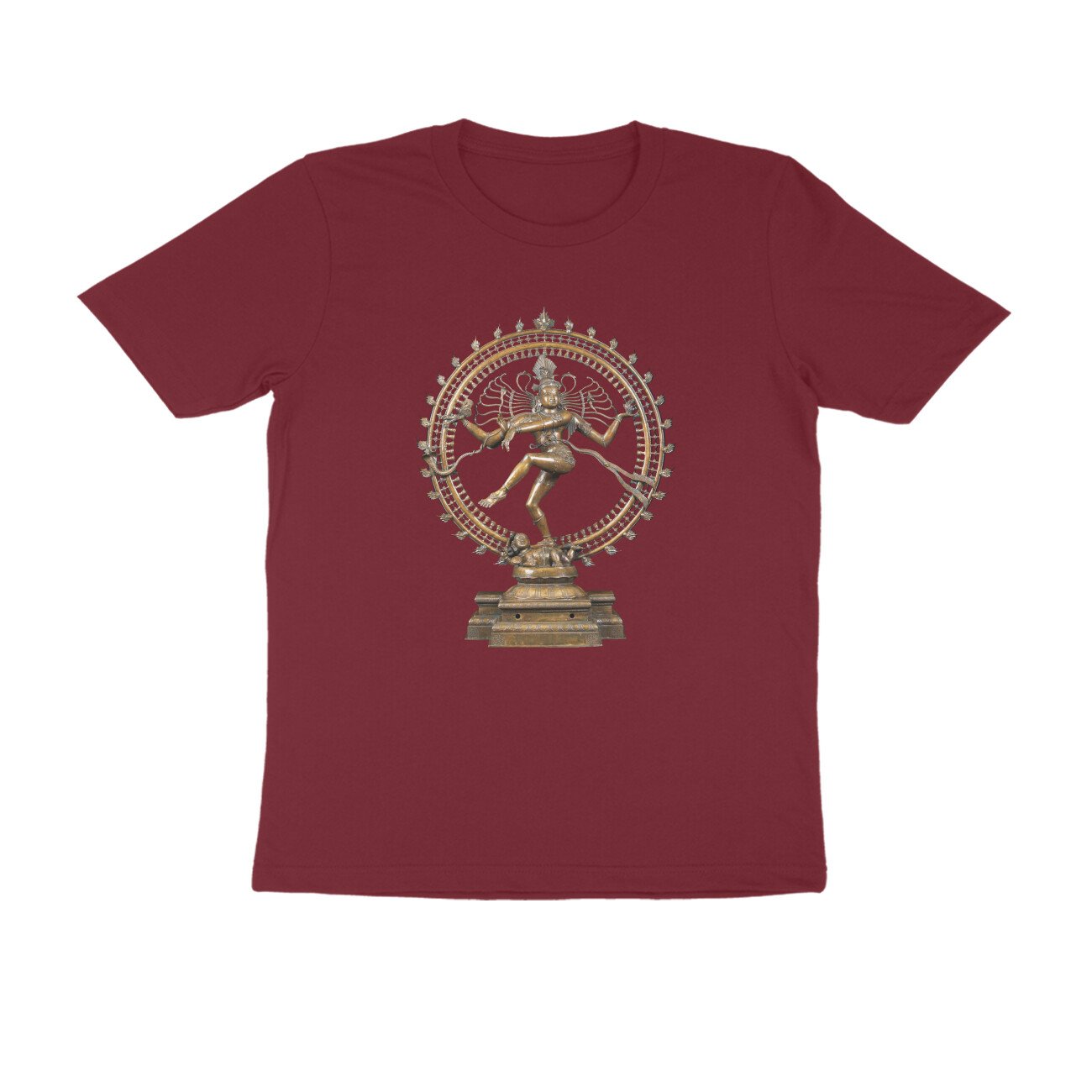 Nataraja - Cosmic Dance Unisex Temple Sculpture T-Shirt - Image 12