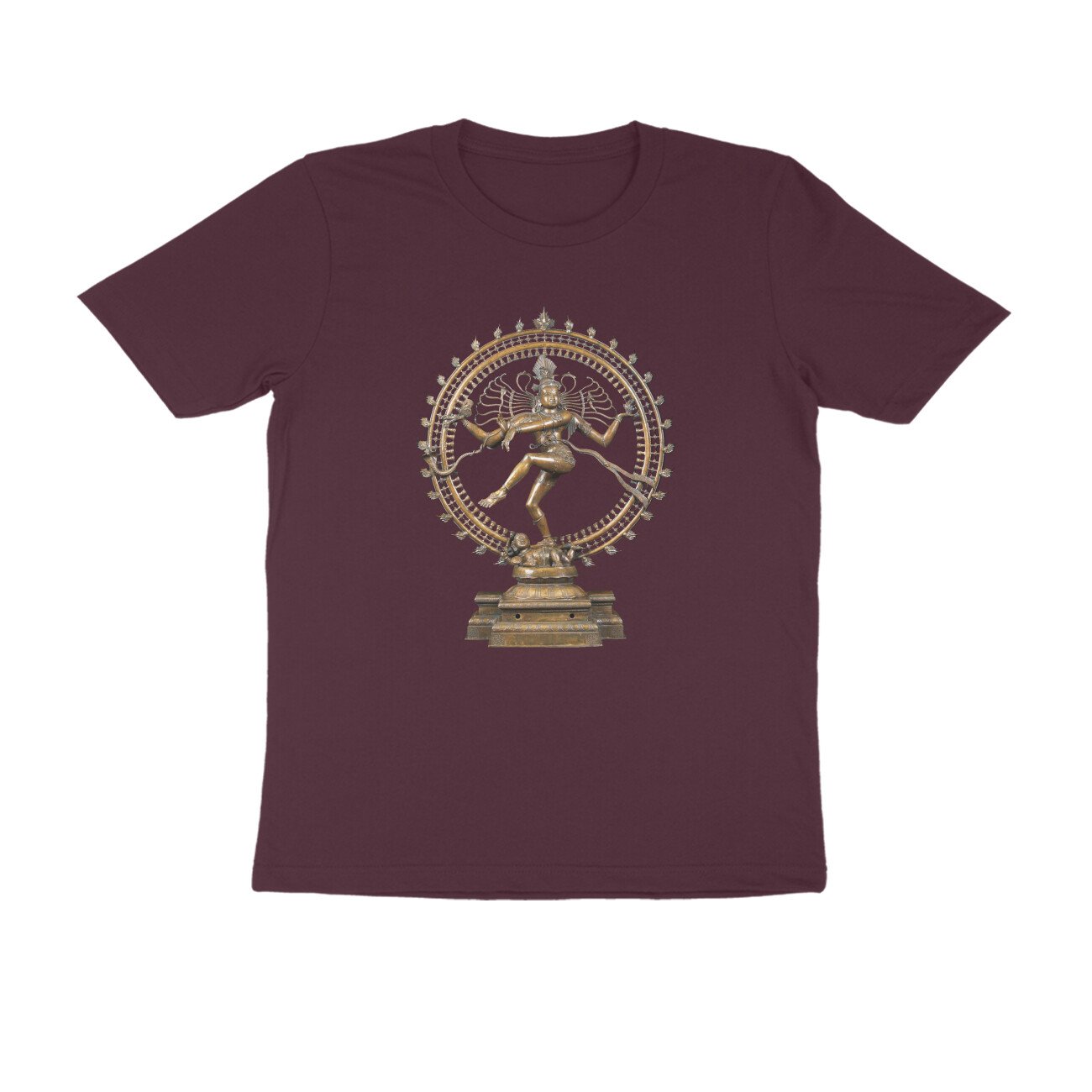 Nataraja - Cosmic Dance Unisex Temple Sculpture T-Shirt - Image 15
