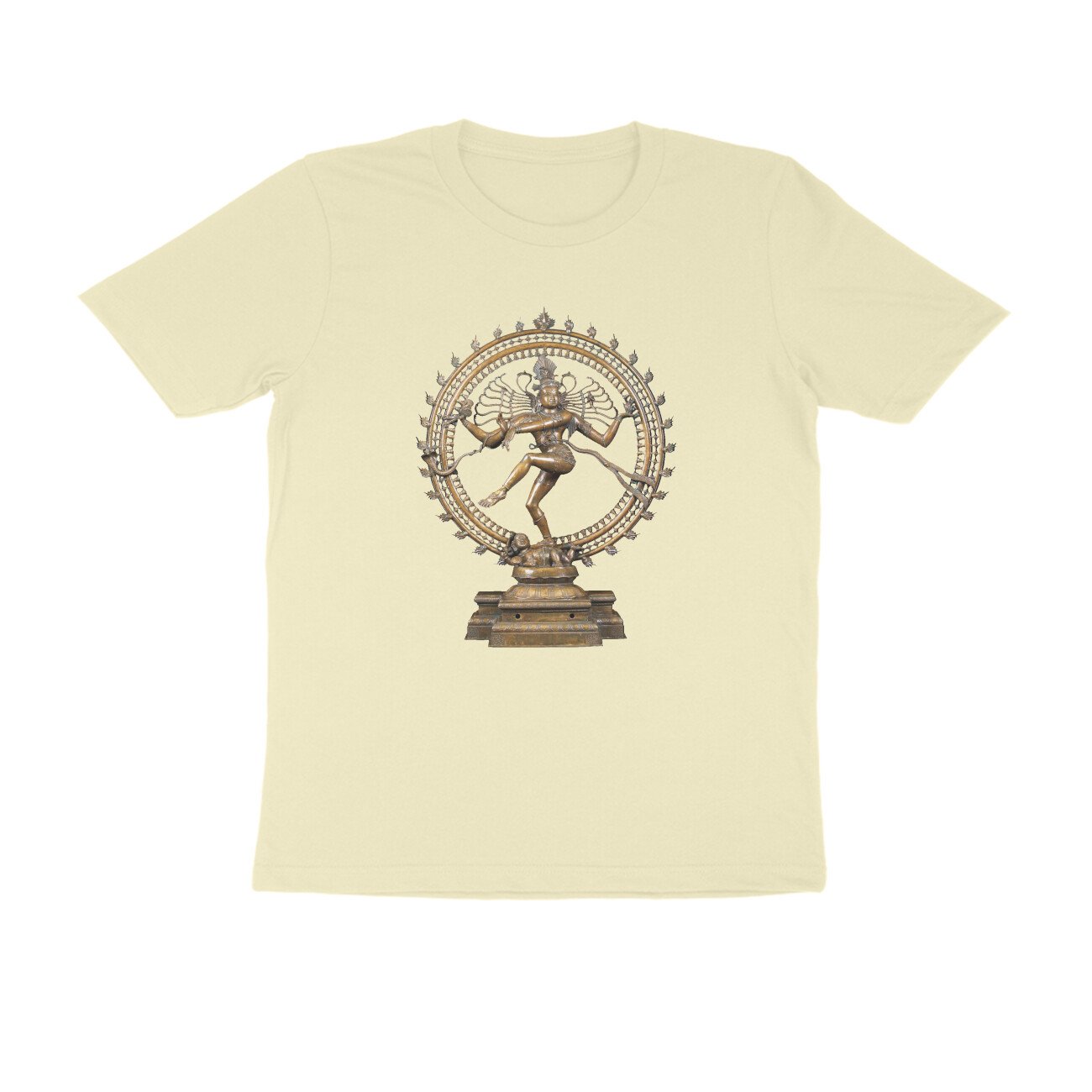 Nataraja - Cosmic Dance Unisex Temple Sculpture T-Shirt - Image 16