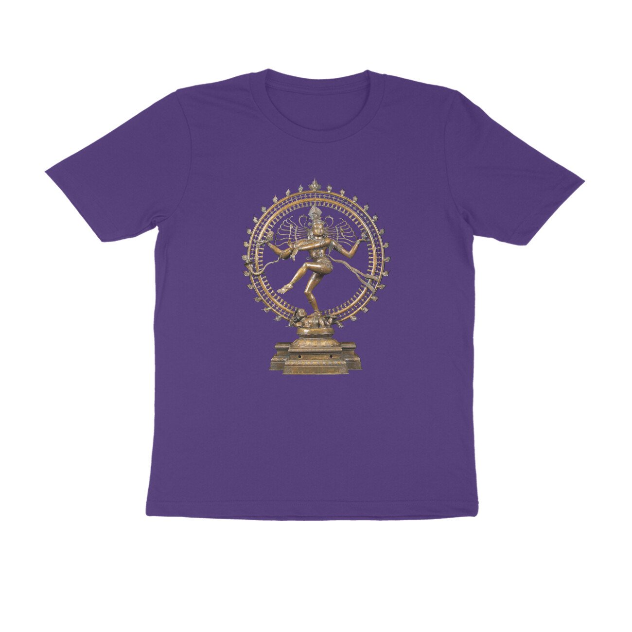 Nataraja - Cosmic Dance Unisex Temple Sculpture T-Shirt - Image 21