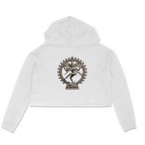 Nataraja Circle - Cosmic Dance Women's Crop Hoodie